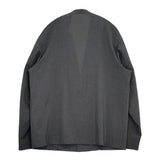 LAMOND. NO COLLAR SHARI JACKET 定価25300円 LM-O-113 サイズ2 ノーカラージャケット 25SS チャコールグレー メンズ ラモンド【中古】5-1022M♪