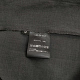 LAMOND. NO COLLAR SHARI JACKET 定価25300円 LM-O-113 サイズ2 ノーカラージャケット 25SS チャコールグレー メンズ ラモンド【中古】5-1022M♪