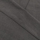 LAMOND. NO COLLAR SHARI JACKET 定価25300円 LM-O-113 サイズ2 ノーカラージャケット 25SS チャコールグレー メンズ ラモンド【中古】5-1022M♪