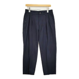 LAMOND. SEMI WIDE TROUSERS 定価19800円 LM-P-109 スラックス パンツ ネイビー メンズ ラモンド【中古】5-1205T∞