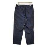 LAMOND. SEMI WIDE TROUSERS 定価19800円 LM-P-109 スラックス パンツ ネイビー メンズ ラモンド【中古】5-1205T∞