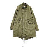 US.ARMY 70年代 M-65 フィッシュテールパーカー フルセット 米軍 モッズコート カーキ メンズ ユーエスアーミー/アメリカ軍【中古】5-1210T♪