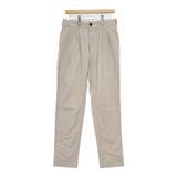 MARGARET HOWELL WASHED DENSE COTTON POPLIN TROUSERS 定価28600円 579-1140019 パンツ ベージュ メンズ マーガレットハウエル【中古】6-0411G∞