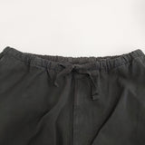 COMOLI 製品染 ドローストリングパンツ サイズ3 定価50600円 A03-03004 イージー パンツ 24AW ブラック メンズ コモリ【中古】5-1026G♪