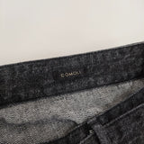 COMOLI ベルテッドデニムパンツ 定価33000円 サイズ3 U03-03011 デニムパンツ ブラック メンズ コモリ【中古】5-1022G♪