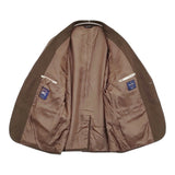 Brooks Brothers MOON サイズ50R カシミヤ混 ウール 2B テーラードジャケット ブラウン メンズ ブルックスブラザーズ【中古】5-1210T♪