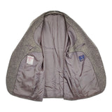 Brooks Brothers/HARRIS TWEED 50R ウール ヘリンボーン 3B テーラードジャケット ブラック ホワイト メンズ ブルックスブラザーズ/ハリスツイード【中古】5-1210T♪