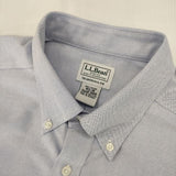 L.L.Bean BDシャツ ボタンダウン トラディショナルフィット Traditional Fit 長袖シャツ ライトブルー メンズ エルエルビーン【中古】6-0104G∞