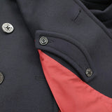 J.PRESS メルトンピーコート ウールPコート COOVKW0001 定価69300円 サイズL ピーコート ネイビー メンズ ジェイプレス【中古】5-1210A♪