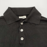 nakedgauge ネイキッドゲージ 25SS 80POLO SS サイズ2 定価39600円 ポロシャツ NG25S-KSW01 セーター ニット ブラック メンズ【中古】6-0320M♪