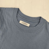 HOLLYWOOD RANCH MARKET HRM バックプリント ワッペン付き 長袖Ｔシャツ カットソー ロンＴ ブルー メンズ ハリウッドランチマーケット【中古】6-0104M∞