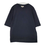 MARGARET HOWELL 579-0166608 サイドスリット コットン 半袖Ｔシャツ カットソー 濃紺 ネイビー メンズ マーガレットハウエル【中古】6-0507S∞