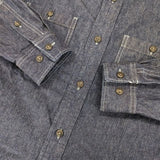 BLUE BLUE 聖林公司 ワークシャツ 1 S コットンデニム 長袖シャツ ブルー メンズ ブルーブルー【中古】6-0104M∞