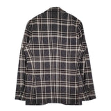 CIRCOLO 1901 ルーマニア製 0204-283020UA ブレザー サイズ44 チェック 2B テーラードジャケット グレー ホワイト メンズ チルコロ【中古】5-1210T♪