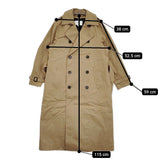 HYKE REGULAR FIT レギュラーフィット サイズ2 233-17366 サイズ2 ライナー付き トレンチコート ベージュ レディース ハイク【中古】5-1206T♪