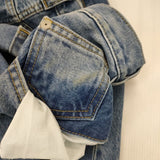MAISON MARGIELA 4 14 ジーンズ ウオッシュ加工 SI1LA0001 S30561 デニムパンツ ライトブルー メンズ メゾンマルジェラ【中古】6-0412G∞
