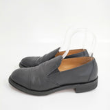 MAKERS PUNCHED SLIPON 6 1/2サイズ シューズ・靴 ブラック メンズ メイカーズ【中古】6-0202G◎