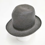 HUNTISM バオ パナマハット サイズM 帽子 ハット ブラック メンズ ハンティズム【中古】6-0216S◎