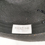 HUNTISM バオ パナマハット サイズM 帽子 ハット ブラック メンズ ハンティズム【中古】6-0216S◎