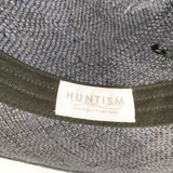 HUNTISM バオ ダメージ加工 サイズM 帽子 ハット ネイビー メンズ ハンティズム【中古】6-0216S◎