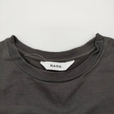 Name. SILKETE COTTON BIG TEE NMCU-001 サイズ1 半袖Ｔシャツ カットソー チャコールグレー メンズ ネーム【中古】6-0424S♪
