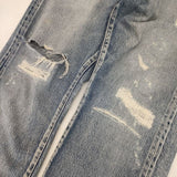 KURO AVENIR ダメージ加工 サイズ30 ジーンズ デニムパンツ ブルー メンズ クロ【中古】6-0318G∞