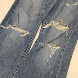 KURO AVENIR ダメージ加工 ジーンズ サイズ29 デニムパンツ ブルー メンズ クロ【中古】6-0318G∞