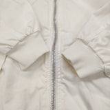 Name. CUT OFF COLLAR COTTON MA-1 サイズ1 定価52800円 ブルゾン ミリタリージャケット 23SS ホワイト メンズ ネーム【中古】5-1210M♪