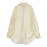 Ujoh Full Open Shirt 定価42900円 M761-B50-500 長袖シャツ ベージュ メンズ ウジョー【中古】6-0411M∞