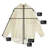 Ujoh Full Open Shirt 定価42900円 M761-B50-500 長袖シャツ ベージュ メンズ ウジョー【中古】6-0411M∞