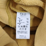 Name. RAYERED SLEEVE ZIP HOODIE サイズ1 定価31900円 NMCU-042 レイヤード パーカー 25SS イエロー ベージュ メンズ ネーム【中古】5-1108M♪