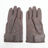 Paul Smith 羊革 ラムレザー カシミヤ 24cm 手袋 ブラウン メンズ ポール・スミス【中古】5-1202T◎