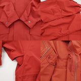 AURALEE WOOL MAX CANVAS HIGH NECK ZIP BLOUSON サイズ3 定価99000円 A25SB03WC ジャケット 25SS レッド メンズ オーラリー【中古】5-1115T♪