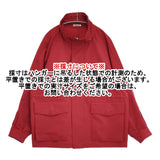 AURALEE WOOL MAX CANVAS HIGH NECK ZIP BLOUSON サイズ3 定価99000円 A25SB03WC ジャケット 25SS レッド メンズ オーラリー【中古】5-1115T♪