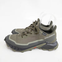 salomon ALPHACROSS 5 GORE-TEX 26cm スニーカー カーキ メンズ