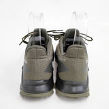 salomon ALPHACROSS 5 GORE-TEX 26cm スニーカー カーキ メンズ サロモン【中古】5-1202G◎