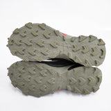 salomon ALPHACROSS 5 GORE-TEX 26cm スニーカー カーキ メンズ サロモン【中古】5-1202G◎