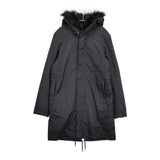 LAD MUSICIAN MODS COAT 定価99000円 サイズ42 ライナー付き ファー付き モッズコート ブラック メンズ ラッドミュージシャン【中古】5-1210A♪