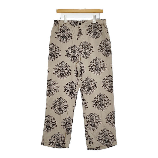 UNUSED Ornament Easy pants 定価37400円 オーナメント柄 サイズ2 UW1164 イージー パンツ 25SS ベージュ メンズ アンユーズド【中古】5-1115M♪