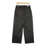 UNIVERSAL PRODUCTS ノータック チノ パンツ 定価27500円 193-60504 パンツ ブラック系 メンズ ユニバーサルプロダクツ【中古】6-0121G∞