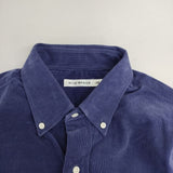 SCYE BASICS Organic Cotton Corduroy Shirts 5120-33536 コーデュロイ 長袖シャツ ブルー メンズ サイベーシックス【中古】6-0114T∞