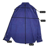 SCYE BASICS Organic Cotton Corduroy Shirts 5120-33536 コーデュロイ 長袖シャツ ブルー メンズ サイベーシックス【中古】6-0114T∞