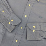 SCYE BASICS ボタンダウンシャツ BD 長袖シャツ ブルー メンズ サイベーシックス【中古】6-0121M∞