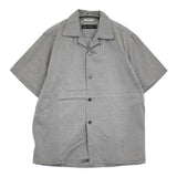FUJITO/SOVEREIGN UNITED ARROWS 開襟 オープンカラー サイズ2 半袖シャツ グレー メンズ フジト/ソブリン【中古】6-0424S♪