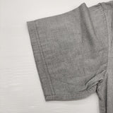FUJITO/SOVEREIGN UNITED ARROWS 開襟 オープンカラー サイズ2 半袖シャツ グレー メンズ フジト/ソブリン【中古】6-0424S♪