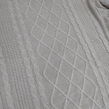 a day in the life/UNITED ARROWS ハイネック ケーブルニット アクリル セーター ニット ベージュ メンズ アデイインザライフ/ユナイテッドアローズ【中古】6-0102T∞