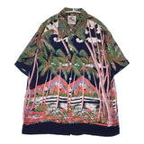 東洋エンタープライズ DUKE KAHANAMOKU COCONUT PALMS & DIAMOND HEAD アロハ 半袖シャツ マルチカラー メンズ トーヨーエンタープライズ【中古】6-0601S∞