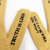 Black Weirdos ACID グローブ 定価11000円 手袋 イエロー メンズ ブラックウィドー【中古】5-1202T◎