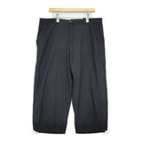 Black Weirdos レーヨンポリエステルパンツ サイズL ワイド クロップドパンツ ブラック メンズ ブラックウィドー【中古】6-0328M♪
