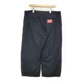 Black Weirdos レーヨンポリエステルパンツ サイズL ワイド クロップドパンツ ブラック メンズ ブラックウィドー【中古】6-0328M♪